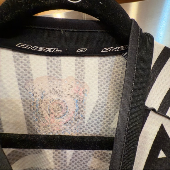 ONEAL Mayhem MX Motorcross Black and White Jersey ‎ Large - Picture 7 of 12